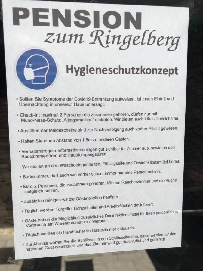 Pension Zum Ringelberg Erfurt Bagian luar foto